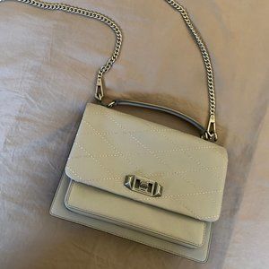 Rebecca Minkoff Quilted Crossbody (Grey/Taupe)